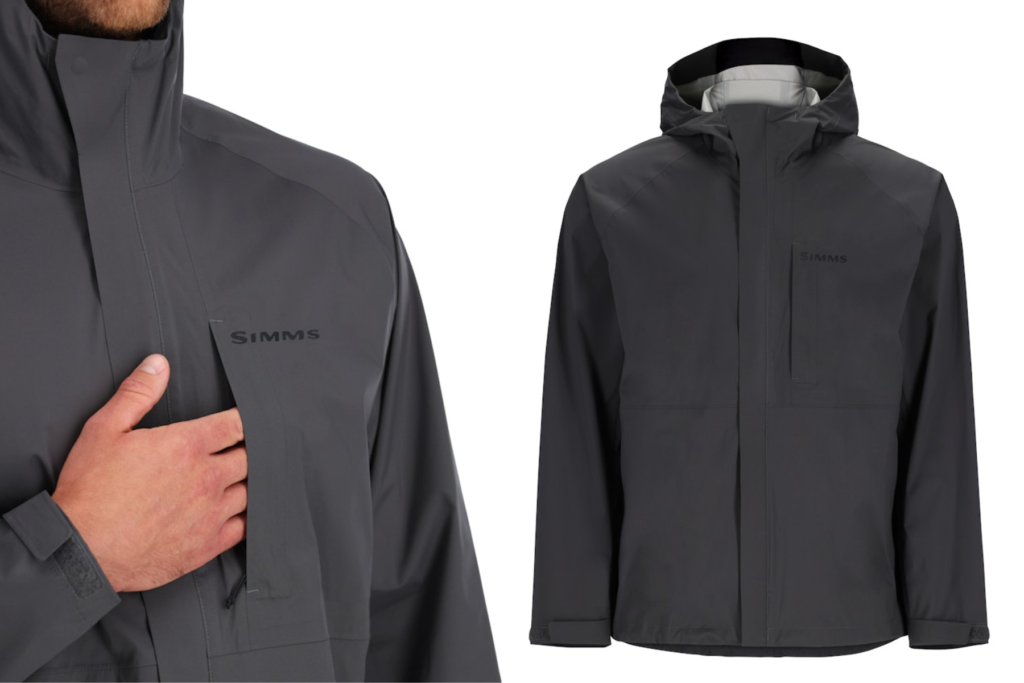 やや難有り◎Simms シムス レインジャケット L グリーン系 旧ロゴ/斜め GORE TEX ゴアテックス Simms ProDry Jacket | シムス プロドライ・ジャケット：BLUE DUN